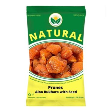 Natural Spices Prunes (Dry Aloo Bukhara With Seed) 500G